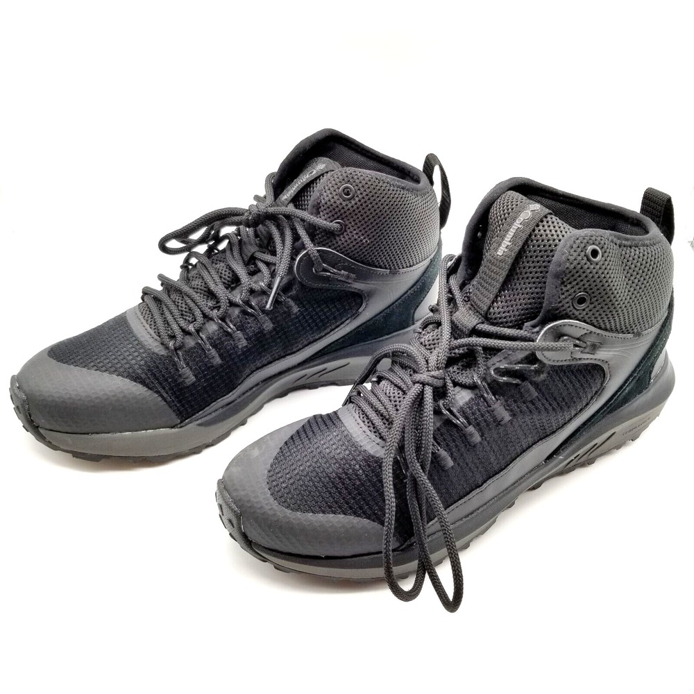 Columbia Men's‎ Trailstorm Mid Waterproof Hiking Boots Size 9.5 Black/Dark Grey
